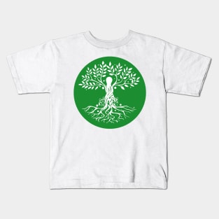 Friskoven eco village logo Green Kids T-Shirt